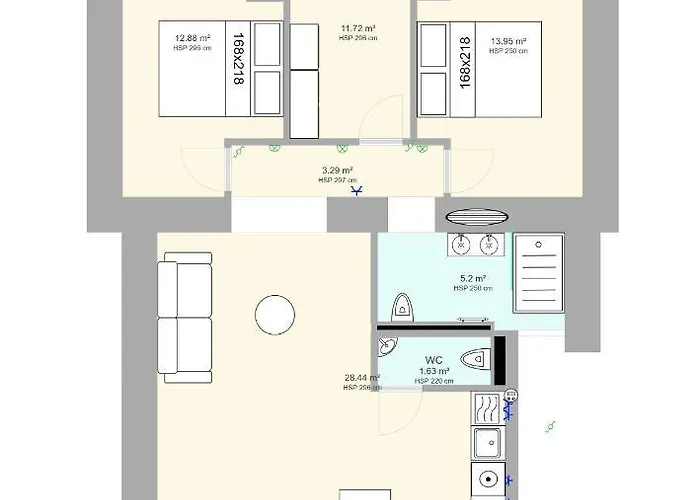 Three-Bedroom Apartment